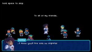 Screenshot of the level Dreams Don't Stop