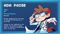 Paige's character description.