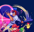 Lucky as shown on the post-Act 5 Key Art