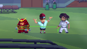 Screenshot of the level Seventh-Inning Stretch