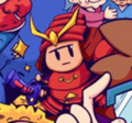 Samurai in the official banner art for Rhythm Doctor