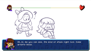 Screenshot of the level Art Exercise