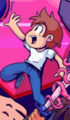 Logan in the official banner art for Rhythm Doctor