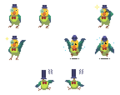 Parrot's Spritesheet