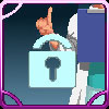 One of the Edega-related achievements, where you repeatedly attempt to access a locked level.