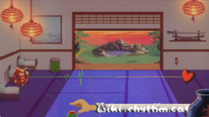 Screenshot of the level Samurai Techno