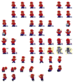 Cole's spritesheet used in-game
