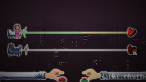 Screenshot of the level Distant Duet